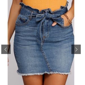 Jean skirt